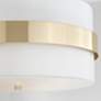4_Capital Lighting Sutton 26" Wide Modern Soft Gold Drum Pendant Light more views