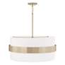 5_Capital Lighting Sutton 26" Wide Modern Soft Gold Drum Pendant Light more views