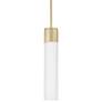 Capital Lighting Sutton 3.3" Wide Gold White Glass Modern Mini Pendant