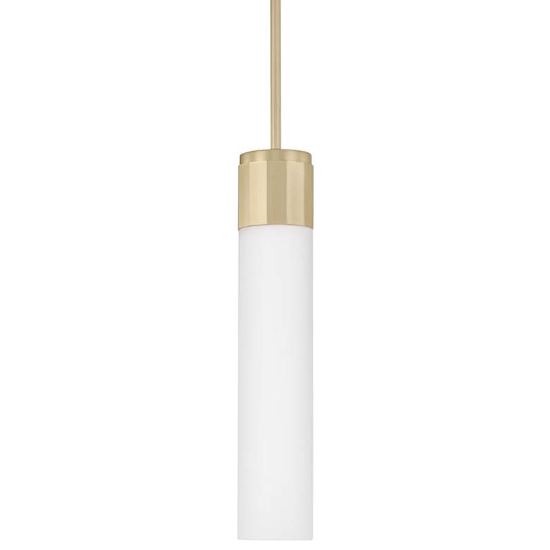 Image 2 Capital Lighting Sutton 3.3" Wide Gold White Glass Modern Mini Pendant