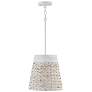 2_Capital Lighting Tallulah 12" Wide 1-Light Chalk Wash Finish Pendant