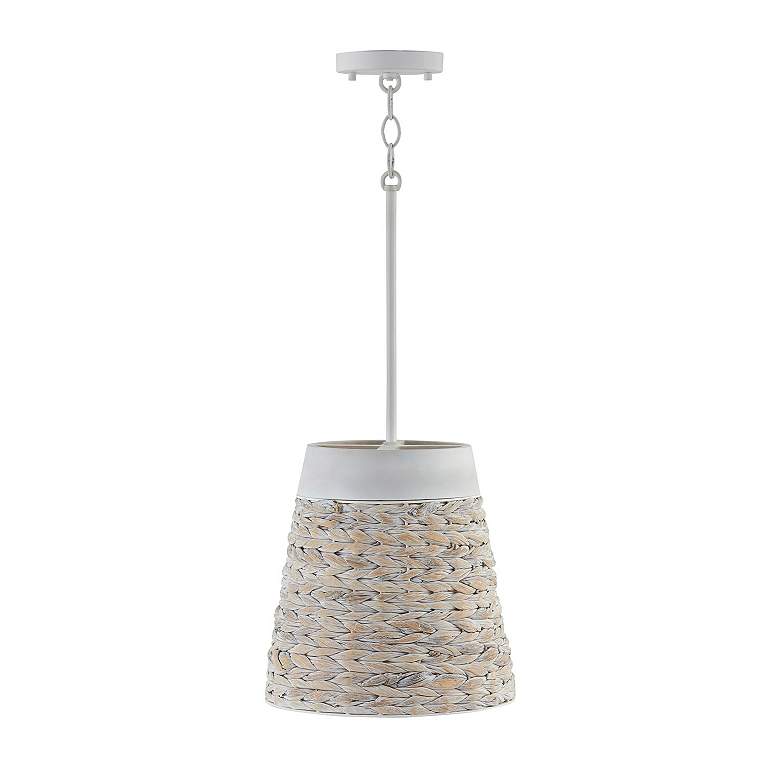 Image 4 Capital Lighting Tallulah 12" Wide 1-Light Chalk Wash Finish Pendant more views