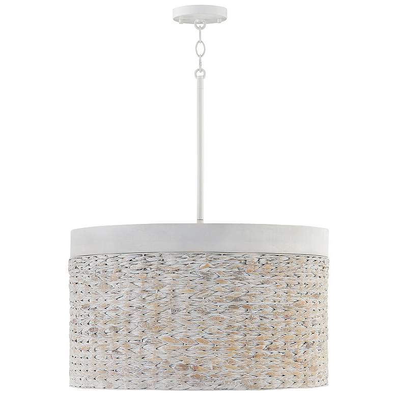 Image 1 Capital Lighting Tallulah 4 Light Pendant Chalk Wash