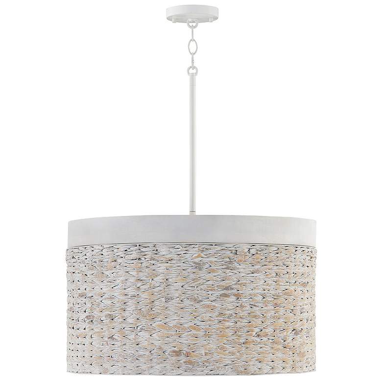 Image 1 Capital Lighting Tallulah 4 Light Pendant Chalk Wash