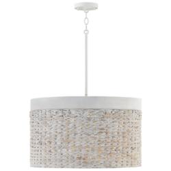 Capital Lighting Tallulah 4 Light Pendant Chalk Wash