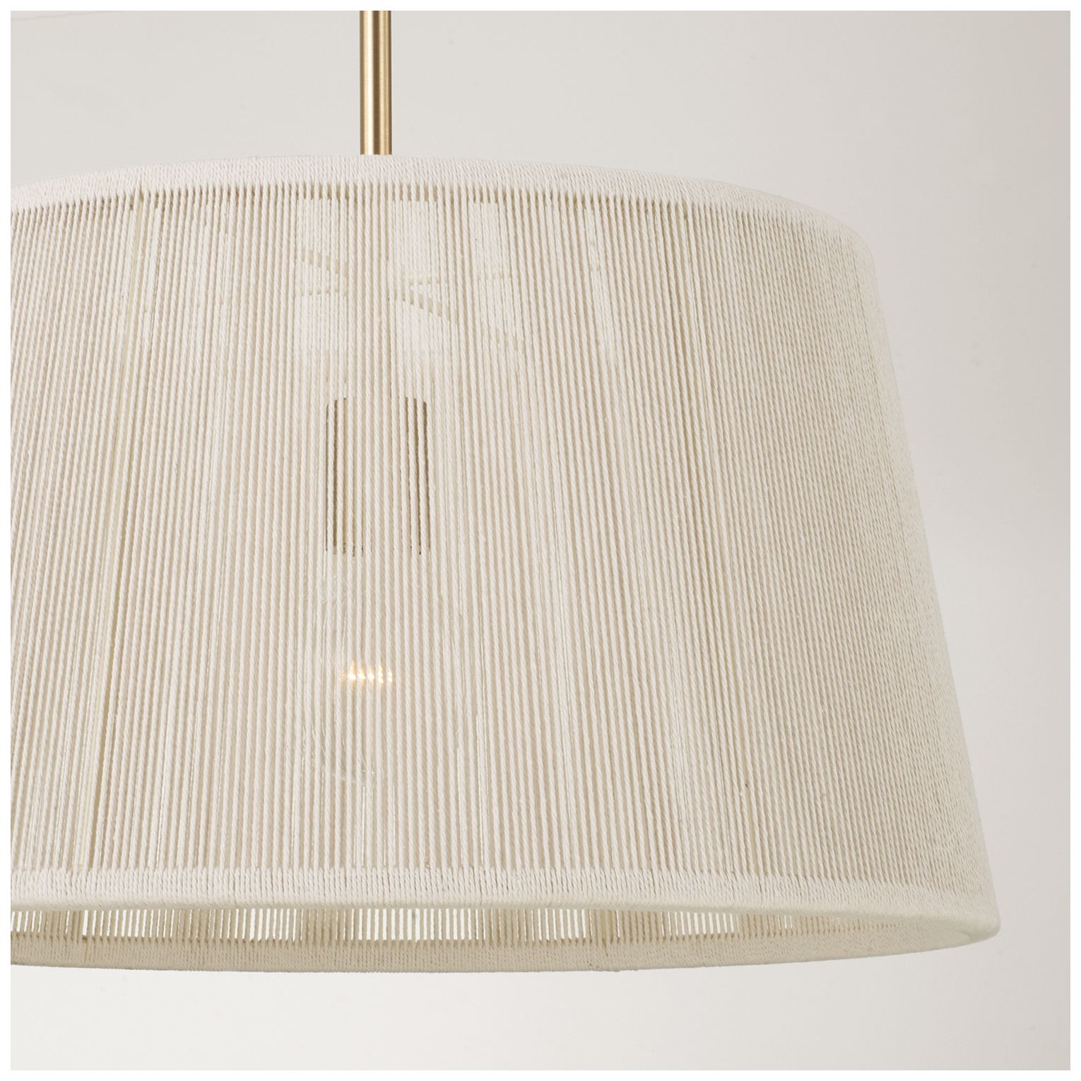 Image 3 Capital Lighting Tara 1 Light Pendant 17.75" Matte Brass more views