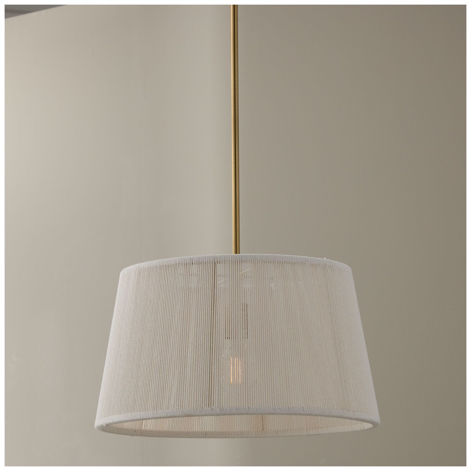 Image 5 Capital Lighting Tara 1 Light Pendant 17.75" Matte Brass more views
