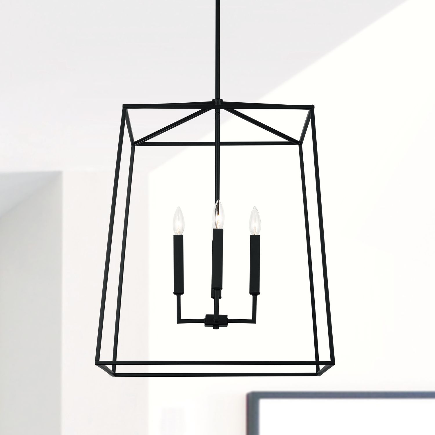 Image 3 Capital Lighting Thea 4 Light Foyer 22" Matte Black more views