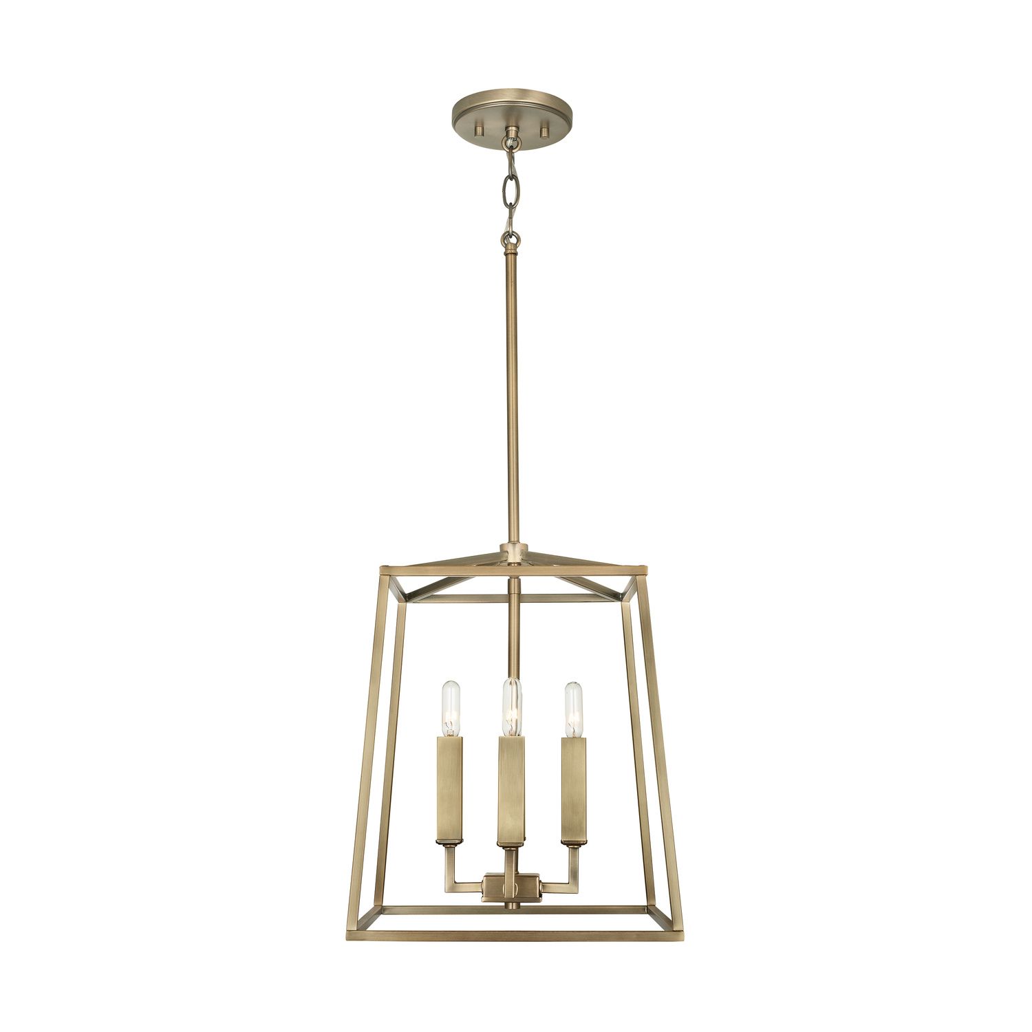 Capital Lighting- Thea 4-Light Lantern Foyer- 12" Aged Brass Image 5