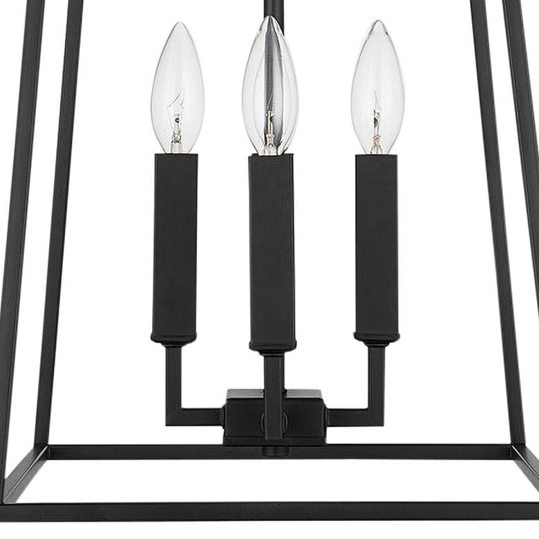 Image 3 Capital Lighting- Thea 4-Light Lantern Foyer- 12 inch Matte Black more views