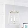 1_Capital Lighting- Thea 4-Light Lantern Foyer- 12" Polished Nickel