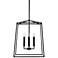 Capital Lighting- Thea 4-Light Lantern Foyer- 16" Matte Black