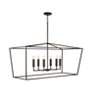 Thumbnail4 of Capital Lighting Thea 6 Light Dual Lantern Island Chandelier Bronze more views