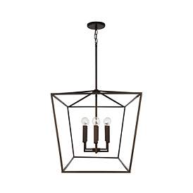 Image5 of Capital Lighting Thea 6 Light Dual Lantern Island Chandelier Bronze more views
