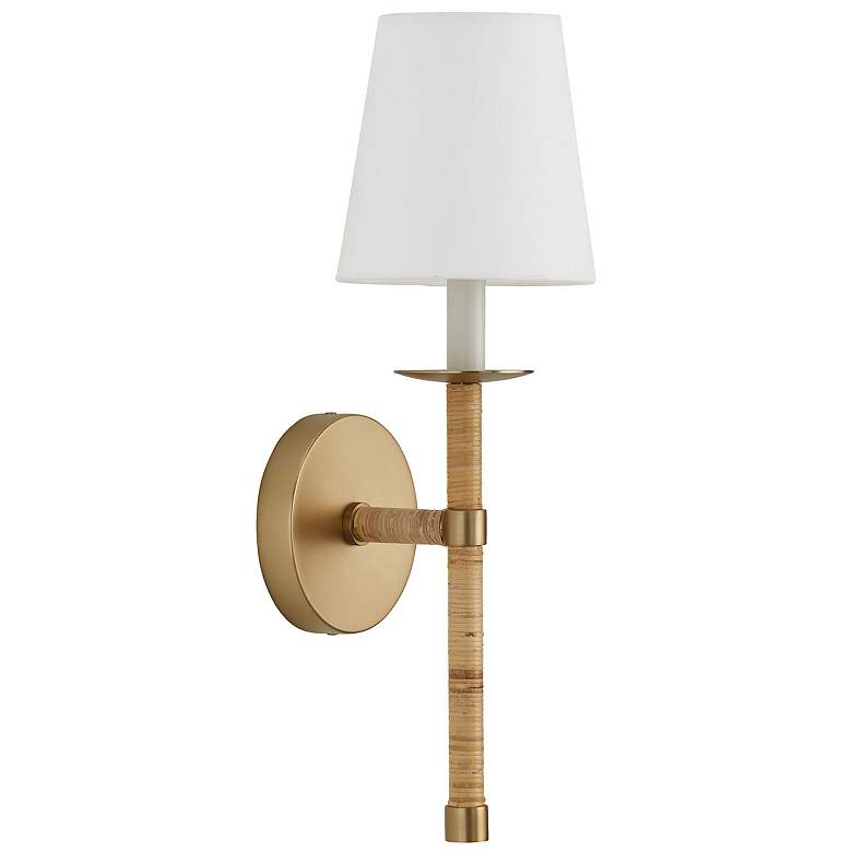 Image 2 Capital Lighting Tulum 1 Light Sconce Matte Brass