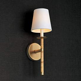 Image3 of Capital Lighting Tulum 1 Light Sconce Matte Brass more views