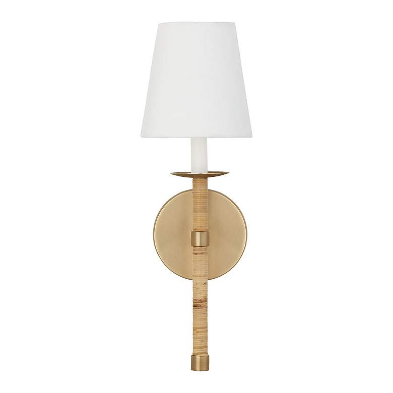 Image 5 Capital Lighting Tulum 1 Light Sconce Matte Brass more views