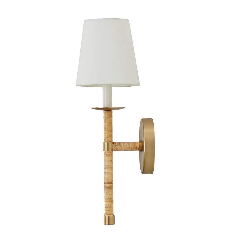 Image 6 Capital Lighting Tulum 1 Light Sconce Matte Brass more views