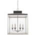 Capital Lighting Tux 6 Light Foyer Black Tie