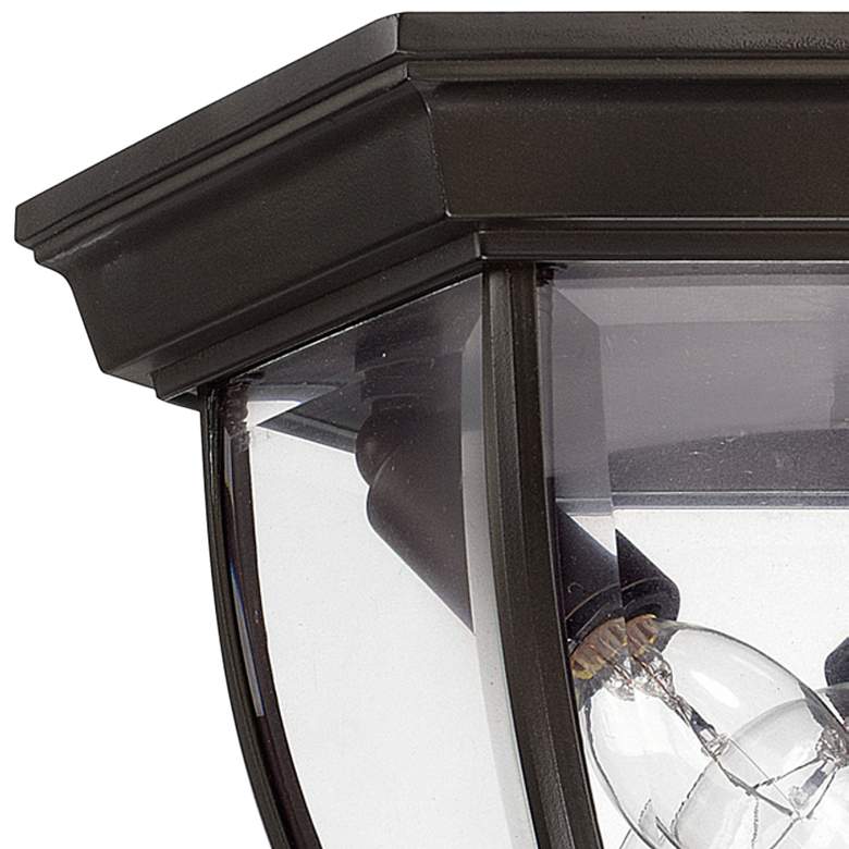 Image 2 Capital Lighting Twist 10 3/4" Bronze 3-Light Outdoor Ceiling Light more views