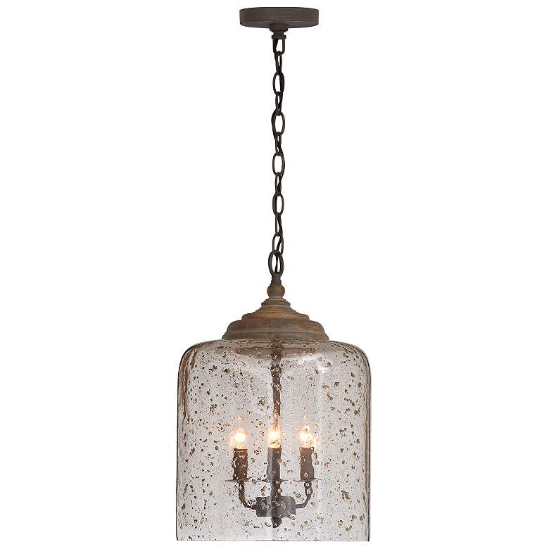 Image 2 Capital Lighting Tybee 12 1/2" Wide 3-Light Nordic Grey Glass Pendant