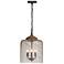Capital Lighting Tybee 12 1/2" Wide 3-Light Nordic Grey Glass Pendant