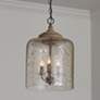 1_Capital Lighting Tybee 12 1/2" Wide 3-Light Nordic Grey Glass Pendant