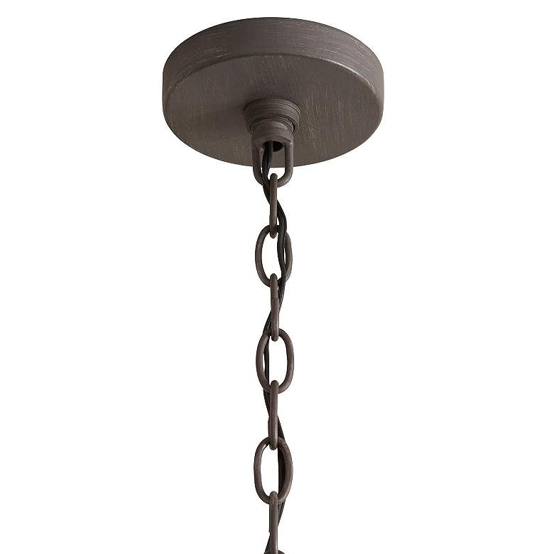 Image 5 Capital Lighting Tybee 12 1/2" Wide 3-Light Nordic Grey Glass Pendant more views