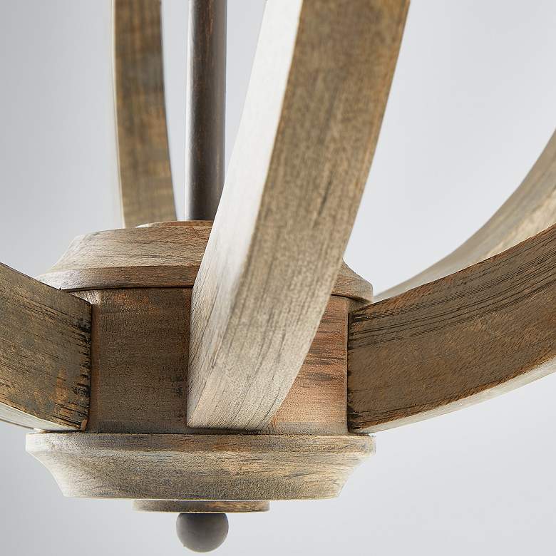Image 3 Capital Lighting Tybee 6 Light Chandelier Nordic Grey more views