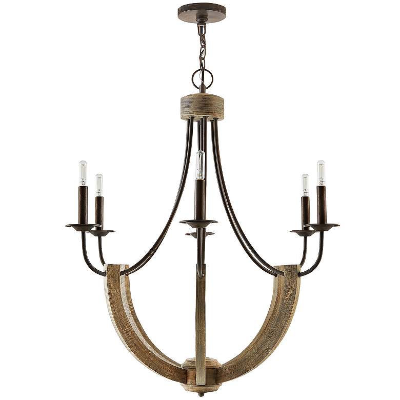 Image 6 Capital Lighting Tybee 6 Light Chandelier Nordic Grey more views