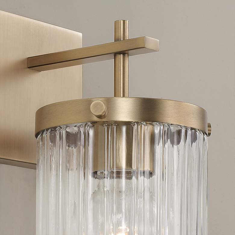 Image 3 Capital Lighting Vaughn 1 Light Sconce 5.5" Aged Brass more views