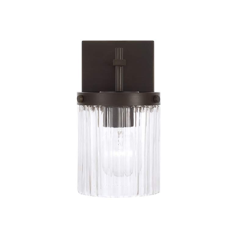 Image 5 Capital Lighting Vaughn 1 Light Sconce 5.5" Oil Rubbed Bronze more views