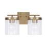 5_Capital Lighting Vaughn 2 Light Vanity 14.5" Aged Brass more views