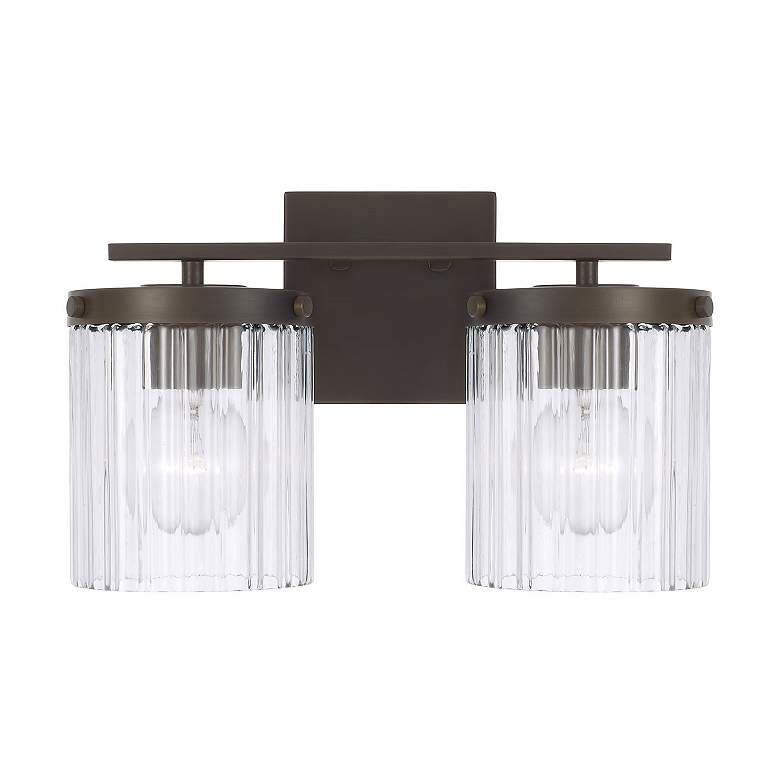 Image 5 Capital Lighting Vaughn 2 Light Vanity 14.5" Oil Rubbed Bronze more views