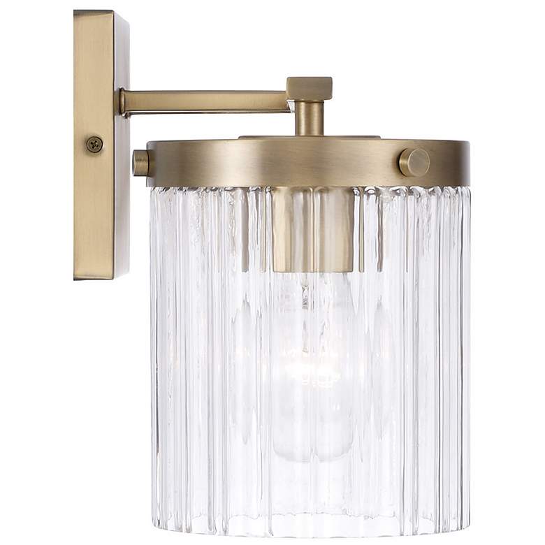 Image 5 Capital Lighting Vaughn 3 Light Vanity 23.25" Aged Brass more views