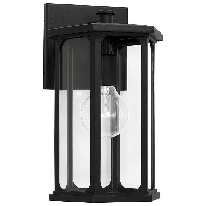 Image 2 Capital Lighting Walton 1 Light Outdoor Wall-Lantern Black