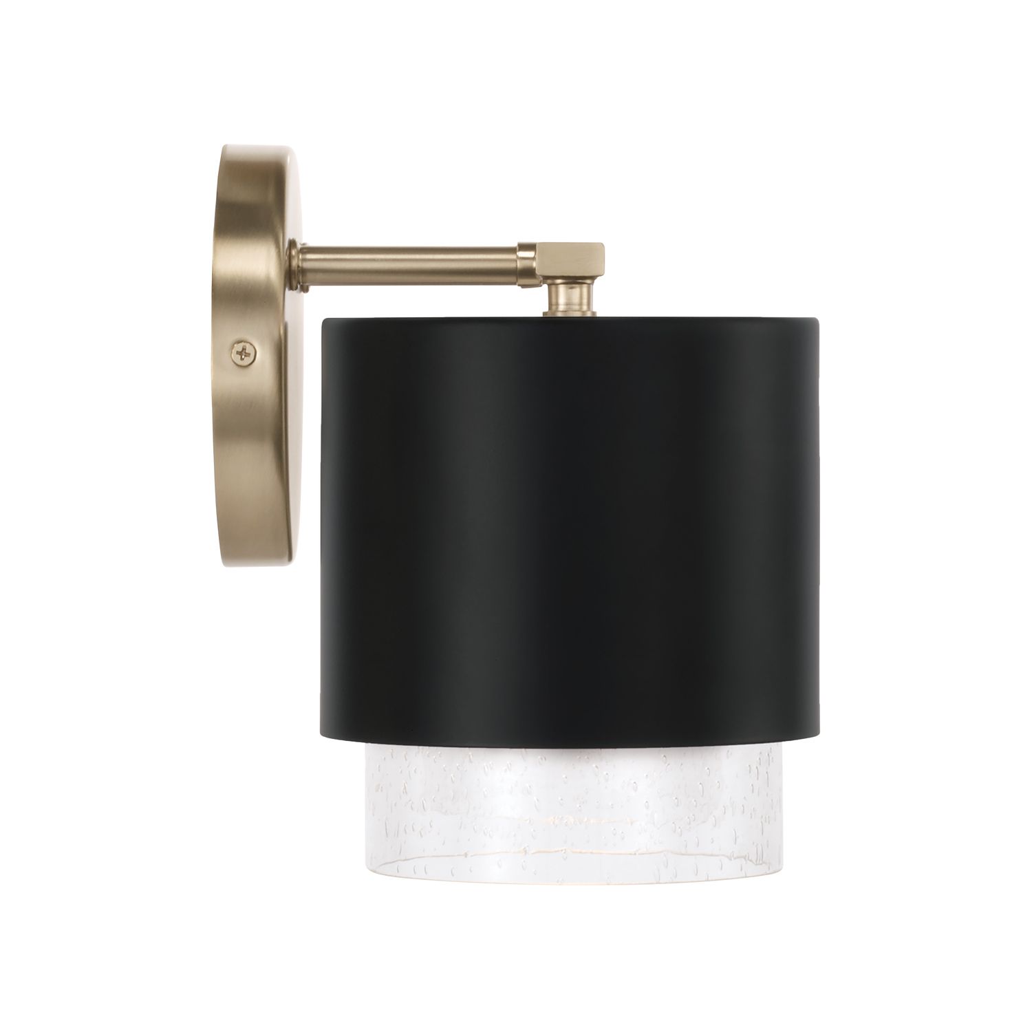 Image 5 Capital Lighting Weller 2 Light Vanity 15" Matte Brass and Black more views