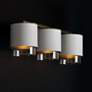 3_Capital Lighting Weller 3 Light Vanity 24.25" Matte Brass and White more views