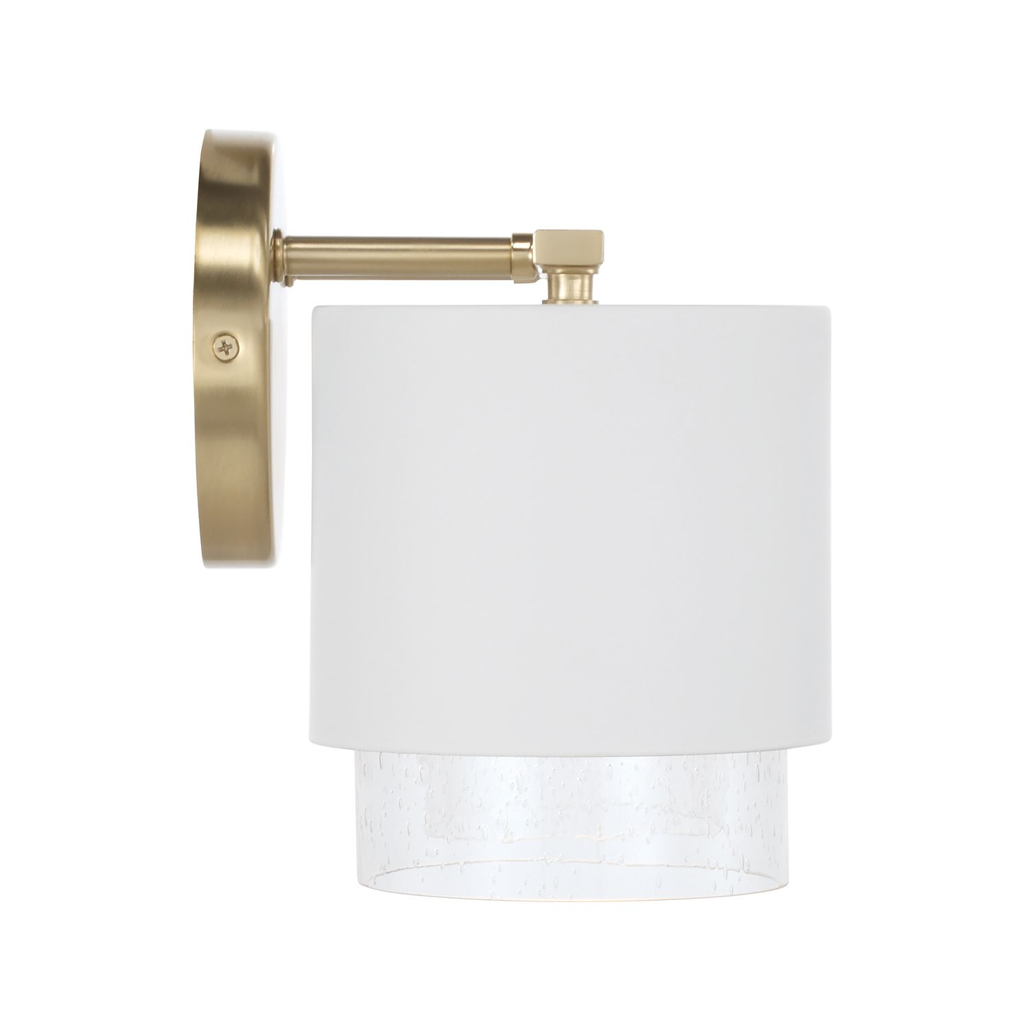 Image 7 Capital Lighting Weller 3 Light Vanity 24.25" Matte Brass and White more views