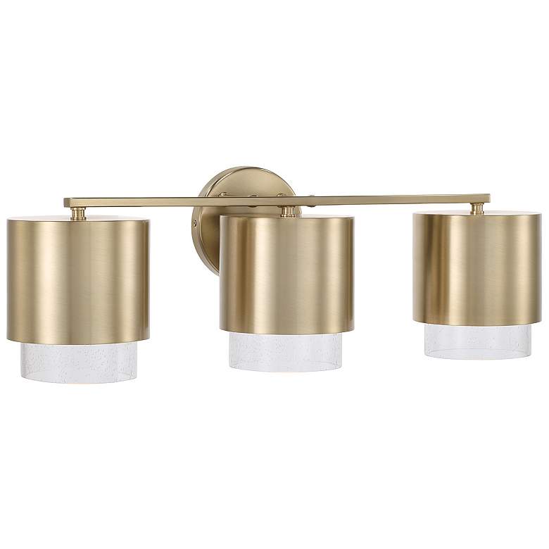 Image 2 Capital Lighting Weller 3 Light Vanity 24.25" Matte Brass