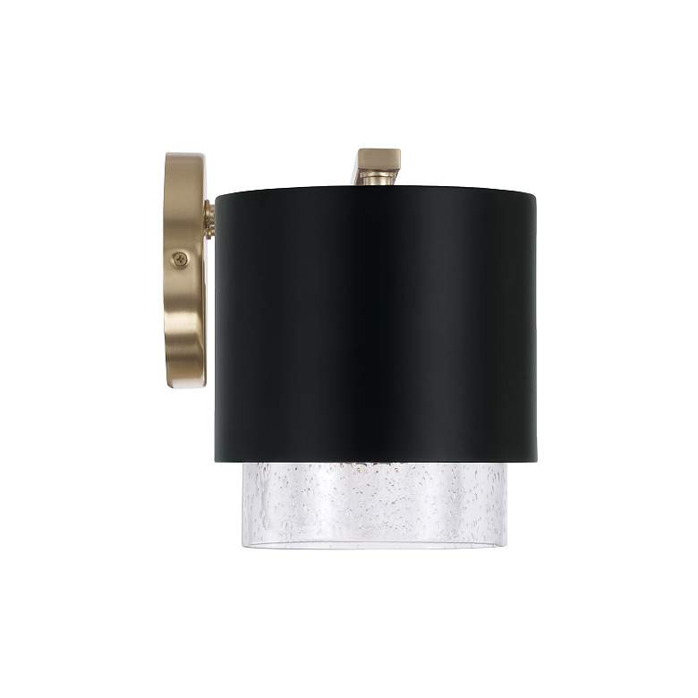 Image 5 Capital Lighting Weller 4 Light Vanity 33.5" Matte Brass and Black more views