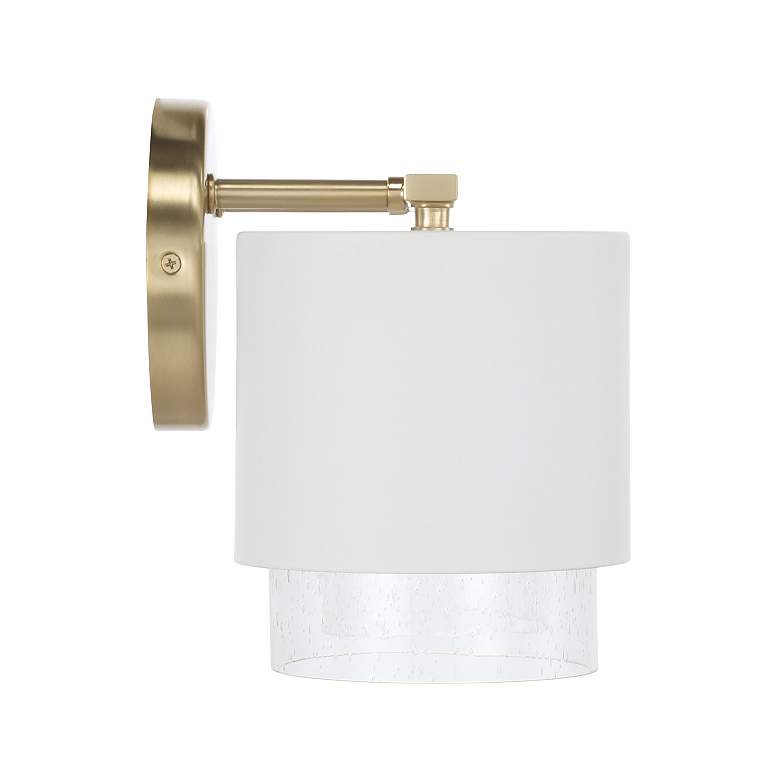 Image 5 Capital Lighting Weller 4 Light Vanity 33.5" Matte Brass and White more views