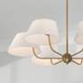 Thumbnail3 of Capital Lighting Welsley 6 Light Chandelier Aged Brass more views