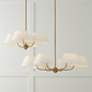 Thumbnail4 of Capital Lighting Welsley 6 Light Chandelier Aged Brass more views