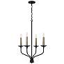 2_Capital Lighting Wilder 4 Light Chandelier 21.5" Matte Black