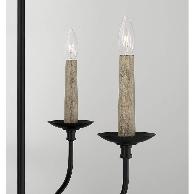 Image 4 Capital Lighting Wilder 4 Light Chandelier 21.5" Matte Black more views