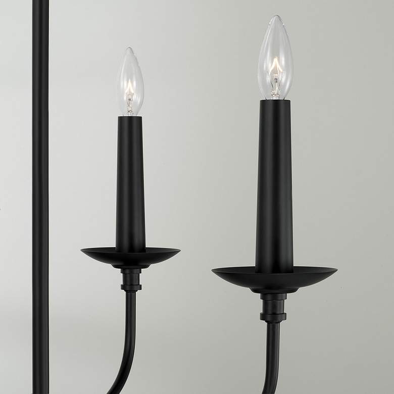Image 6 Capital Lighting Wilder 4 Light Chandelier 21.5" Matte Black more views