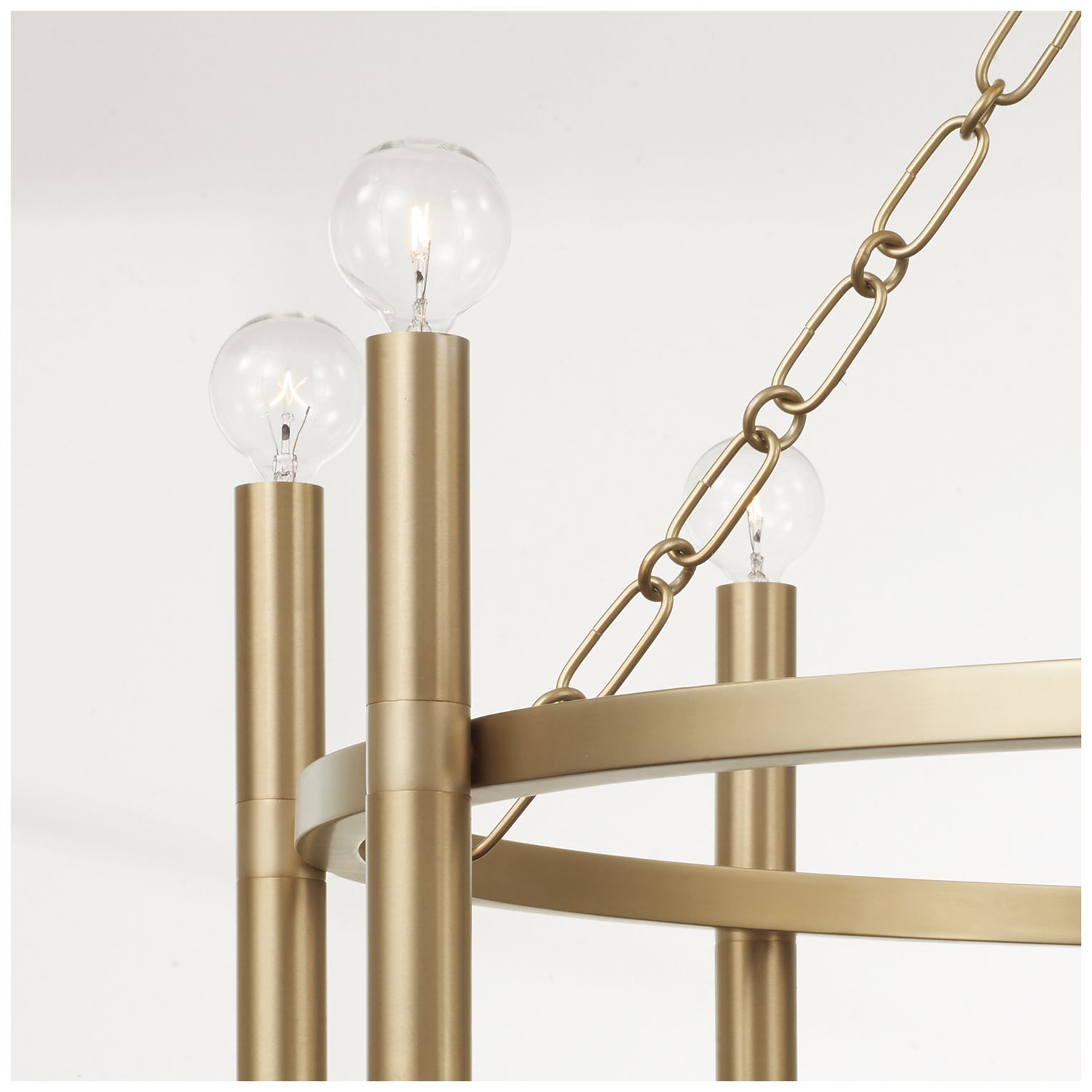 Image 3 Capital Lighting Winton 8 Light Chandelier 28" Matte Brass more views