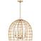 Capital Lighting Wren 4 Light Pendant Matte Brass
