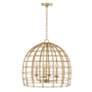 Thumbnail4 of Capital Lighting Wren 4 Light Pendant Matte Brass more views